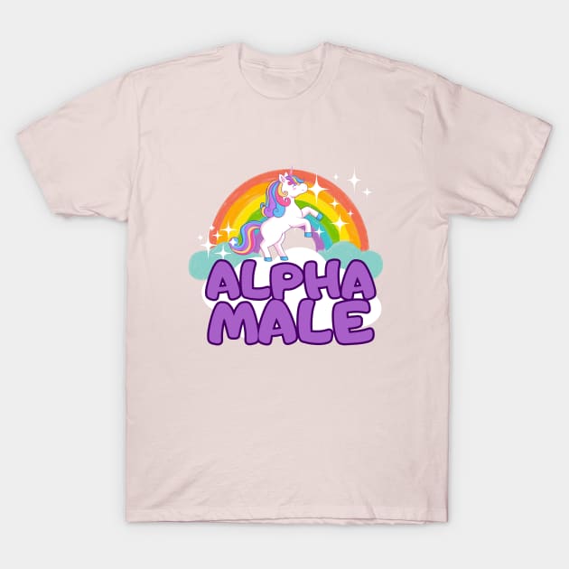 Alpha Male T-Shirt by hippohost